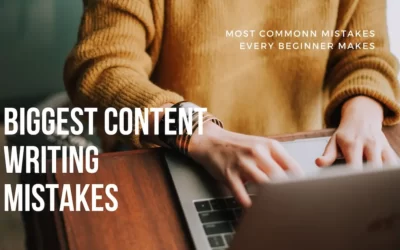 Beginner content writing mistakes (5 most common ones)
